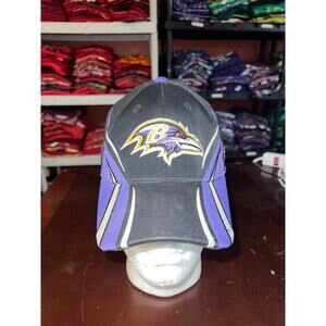 Baltimore Ravens Reebok Hat Equipment NFL Black Purple Cap Football OS